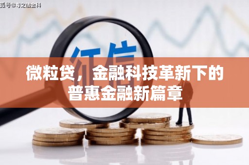 清涧微粒贷，金融科技革新下的普惠金融新篇章