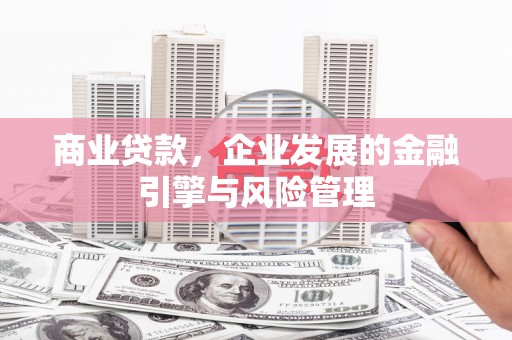 清涧商业贷款，企业发展的金融引擎与风险管理