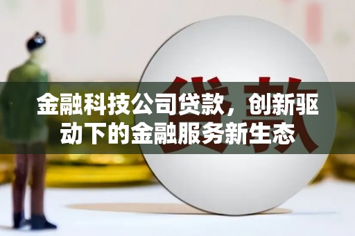 清涧金融科技公司贷款，创新驱动下的金融服务新生态
