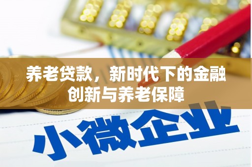 清涧养老贷款，新时代下的金融创新与养老保障