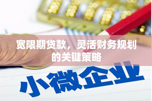 清涧宽限期贷款，灵活财务规划的关键策略