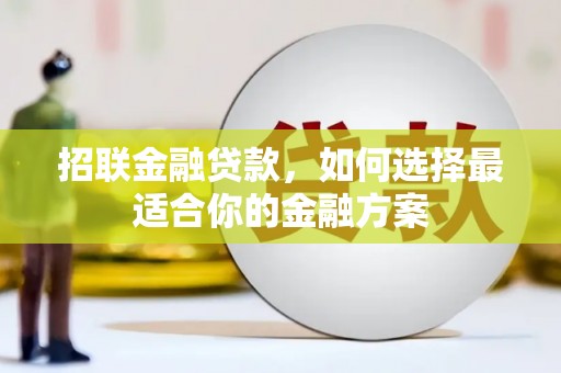 清涧招联金融贷款，如何选择最适合你的金融方案