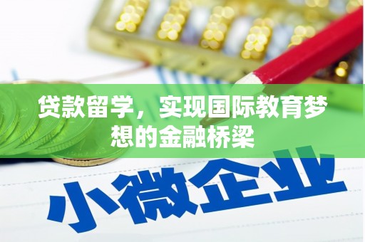 清涧贷款留学，实现国际教育梦想的金融桥梁