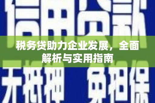 清涧税务贷助力企业发展，全面解析与实用指南