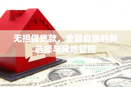 清涧无担保贷款，金融自由的新选择与风险管控