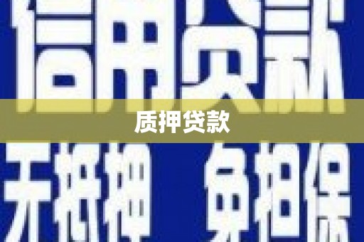 清涧质押贷款