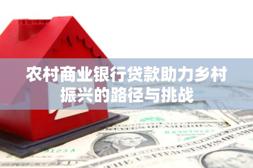 清涧农村商业银行贷款助力乡村振兴的路径与挑战