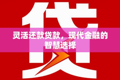 清涧灵活还款贷款，现代金融的智慧选择