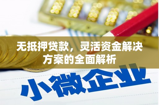 清涧无抵押贷款，灵活资金解决方案的全面解析