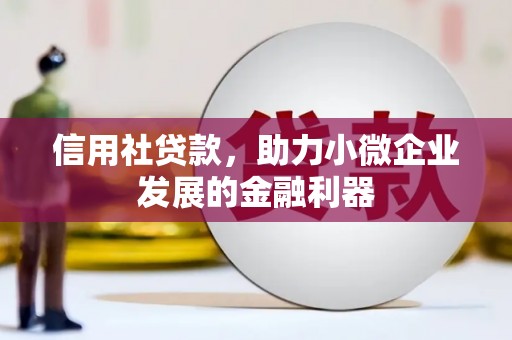 清涧信用社贷款，助力小微企业发展的金融利器