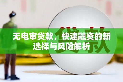 清涧无电审贷款，快速融资的新选择与风险解析