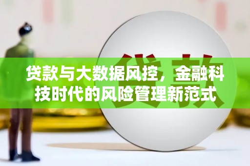 清涧贷款与大数据风控，金融科技时代的风险管理新范式