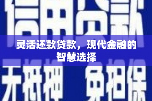 清涧灵活还款贷款，现代金融的智慧选择