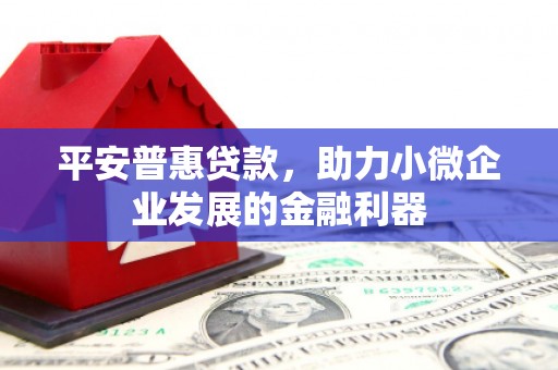 清涧平安普惠贷款，助力小微企业发展的金融利器
