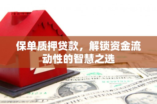 清涧保单质押贷款，解锁资金流动性的智慧之选