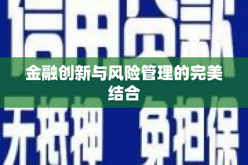 清涧金融创新与风险管理的完美结合