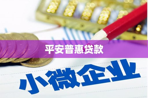 清涧平安普惠贷款