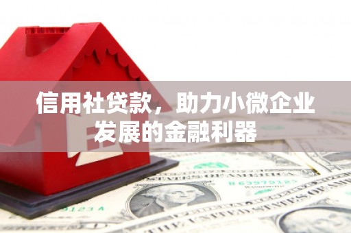 清涧信用社贷款，助力小微企业发展的金融利器