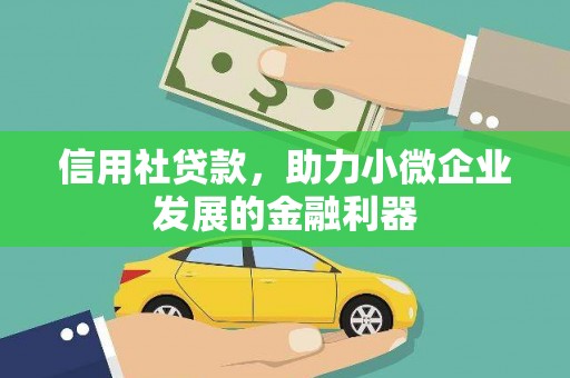 清涧信用社贷款，助力小微企业发展的金融利器