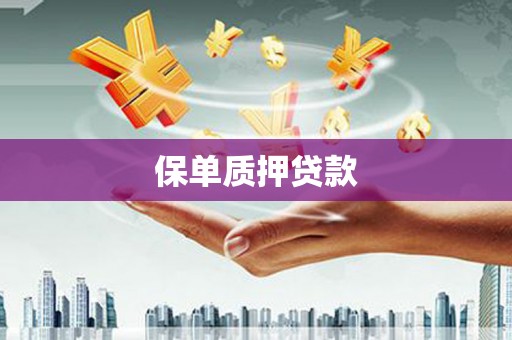 清涧保单质押贷款